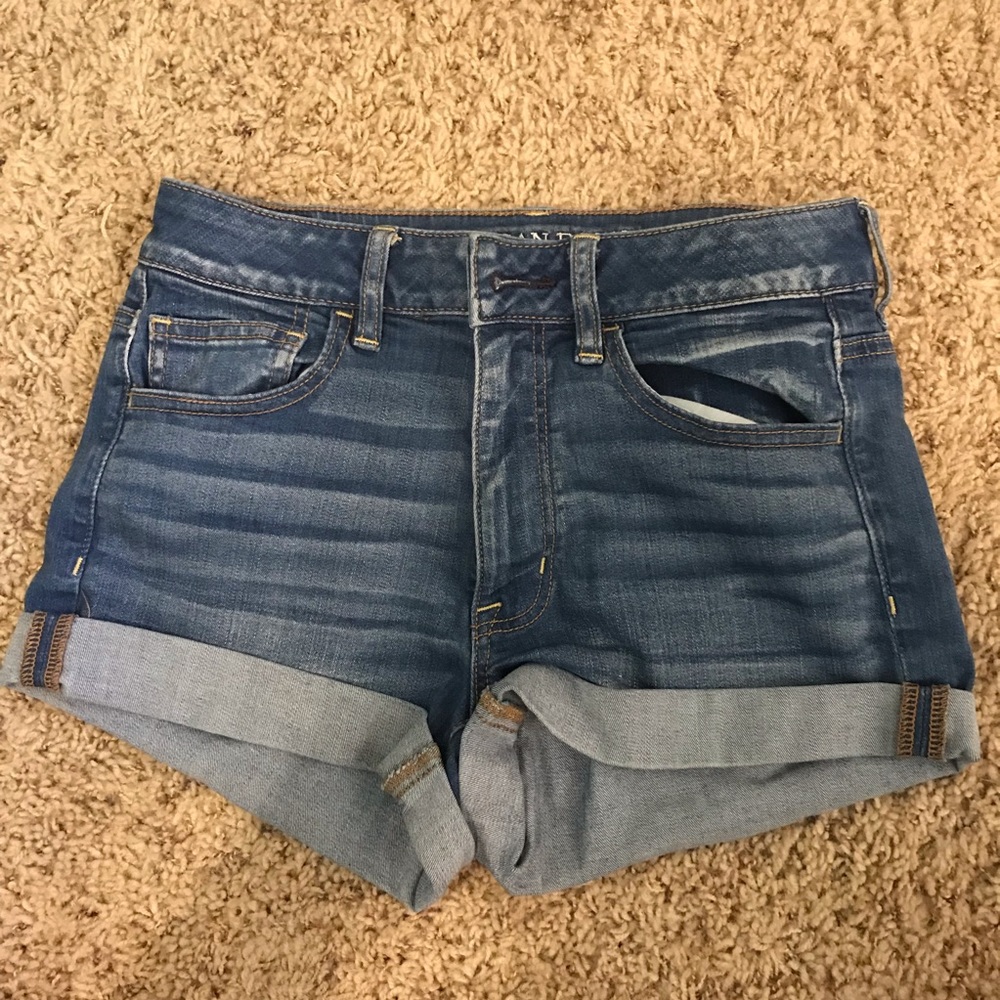 American Eagle super stretch jean shorts